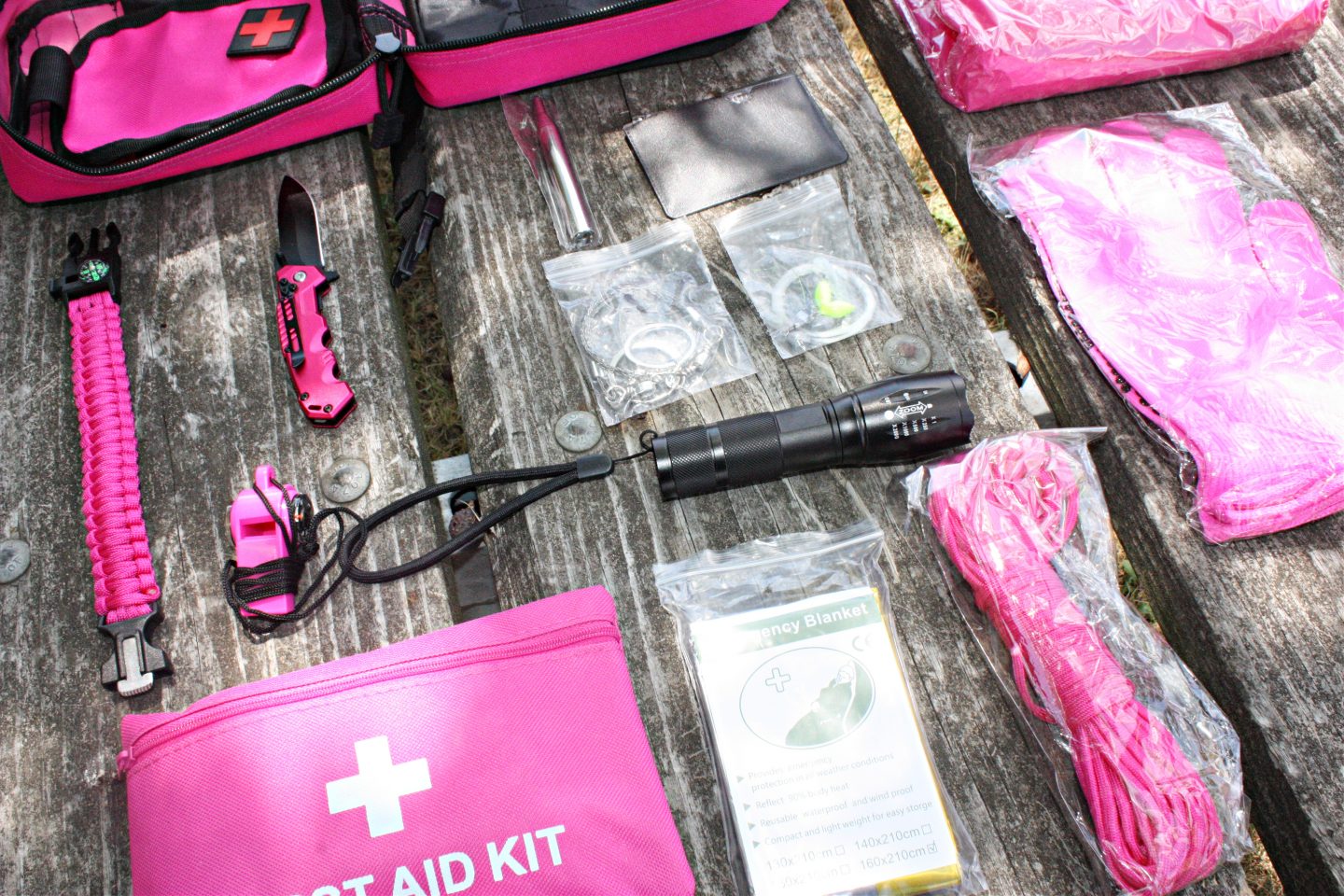 Finds: Vioview Pink Emergency Survival and First Aid Kit - Just  Brennon Blog